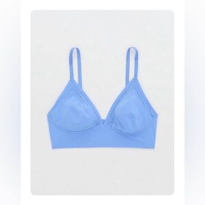 Aerie Smoothez Lace Triangle Bralette - S